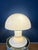Large White Synthetic Mushroom Table Lamp from Dijkstra For Sale - Image 3 of 11