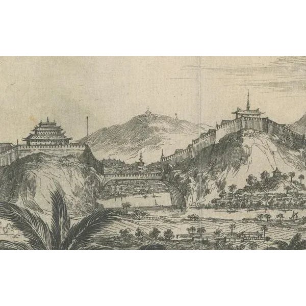 Arnoldus Montanus, Engraving of the Royal City of Arakan, 1676, Paper For Sale - Image 8 of 9