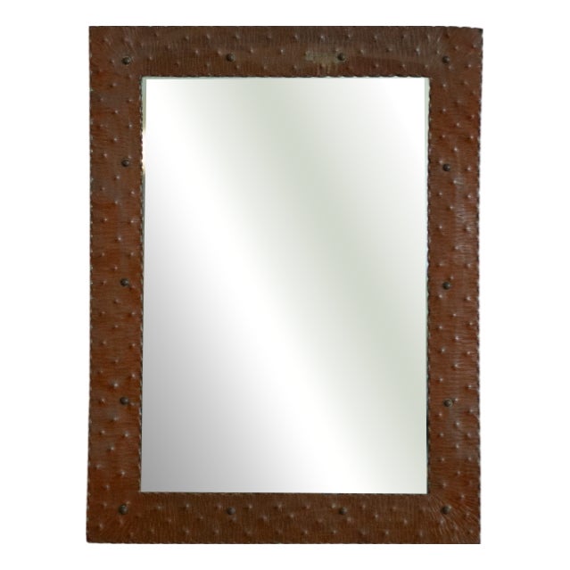 Mirror with Copper Frame attributed to Burchiellaro for Burchiellaro Lorenzo, 1970s For Sale