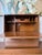 Wood American of Martinsville "Dania" Walnut Modular Bench and Desk/Bar Cabinet Attachment by Merton Gershun For Sale - Image 7 of 12