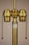 Xlarge Marbro Thick Blown Murano Italy Ultramarine Art Glass Brass Table Lamp 1960's Blenko For Sale - Image 12 of 12