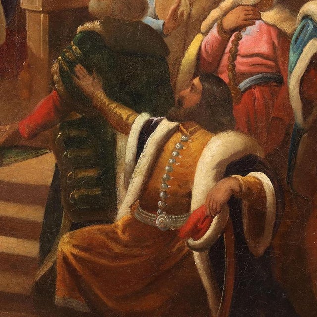 Historical Subject, Oil on Canvas For Sale - Image 5 of 13