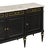Late 19th Century Ebonized, Grande Louis XVI Style Buffet, Carrara Marble, Circa 1880 For Sale - Image 5 of 9
