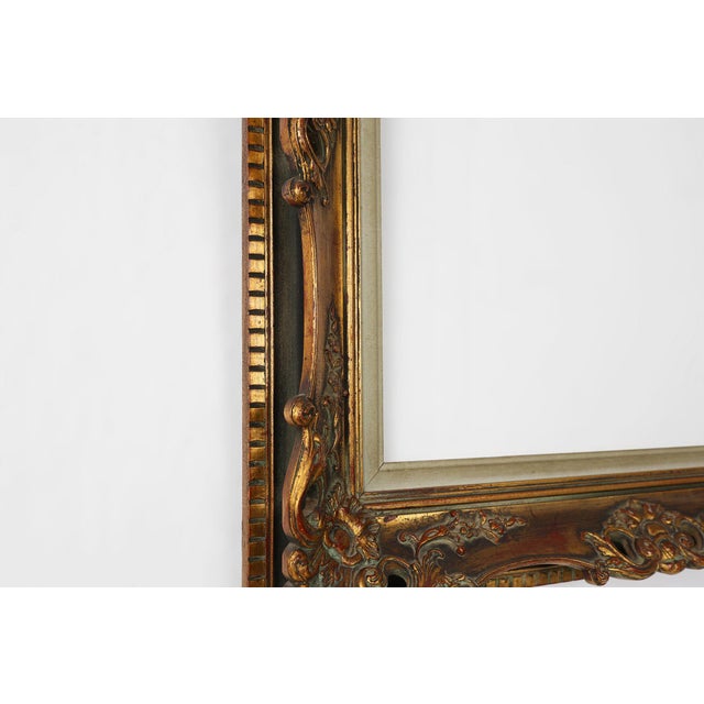 Gold Gilded Wooden Painting Frame, Belgium, 1960s For Sale - Image 8 of 11