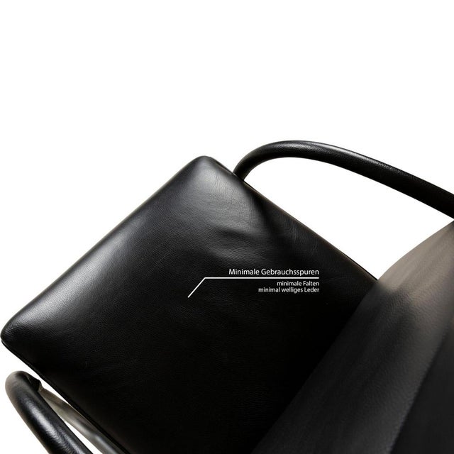 Black Fino Lounger in Leather from Franz Fertig For Sale - Image 8 of 15