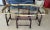 Mid-Century Modern Mid 20th Century Baker Style Brass and Glass Coffee Table on Faux Bamboo Stand For Sale - Image 3 of 11