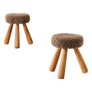 Stool by Ingvar Hildingsson, Sweden, 1890s For Sale