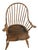 Early 20th Century Antique Continuous-Arm Windsor Spindle-Back Wooden Armchair For Sale - Image 5 of 18