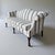 Pale Gray Thomasville Traditional Camelback Sofa For Sale - Image 4 of 5