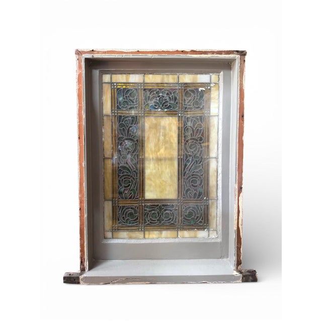 Antique Victorian Stained Glass Windows Set For Sale - Image 18 of 18