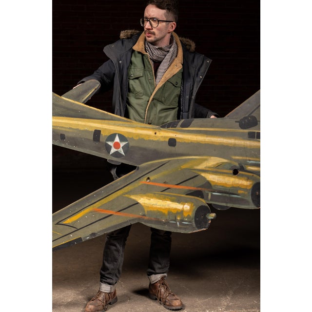 WWII-Era u.s. Army Air Corps Bomber Masonite Wall Display Cutout For Sale - Image 4 of 9