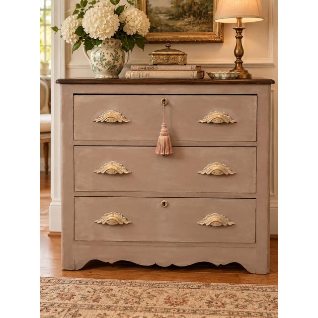 Touch of French Romance | One-of-a-Kind Artisan Dresser Soft, romantic, and effortlessly elegant, this beautifully...