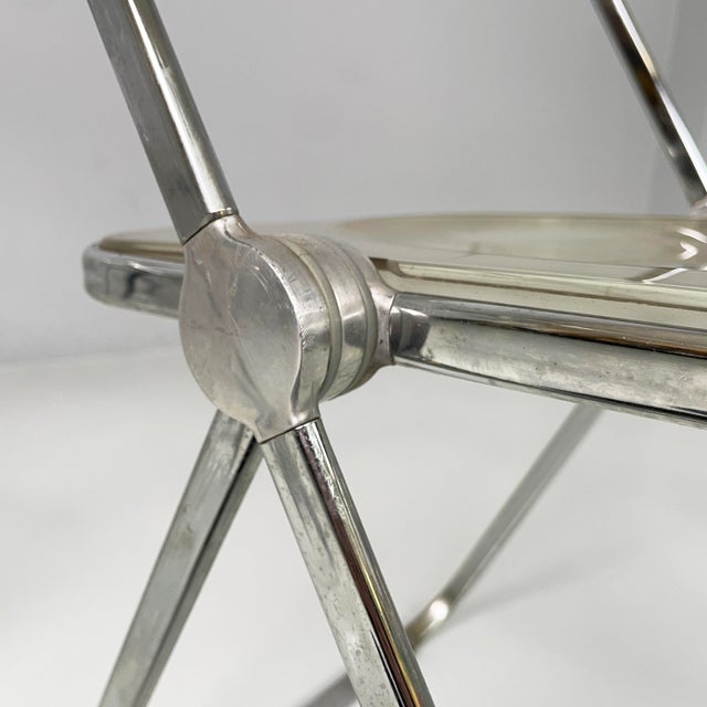 Italian Modern Chairs Plia by Giancarlo Piretti for Anonymous Castelli, 1970s, Set of 2 For Sale - Image 17 of 18
