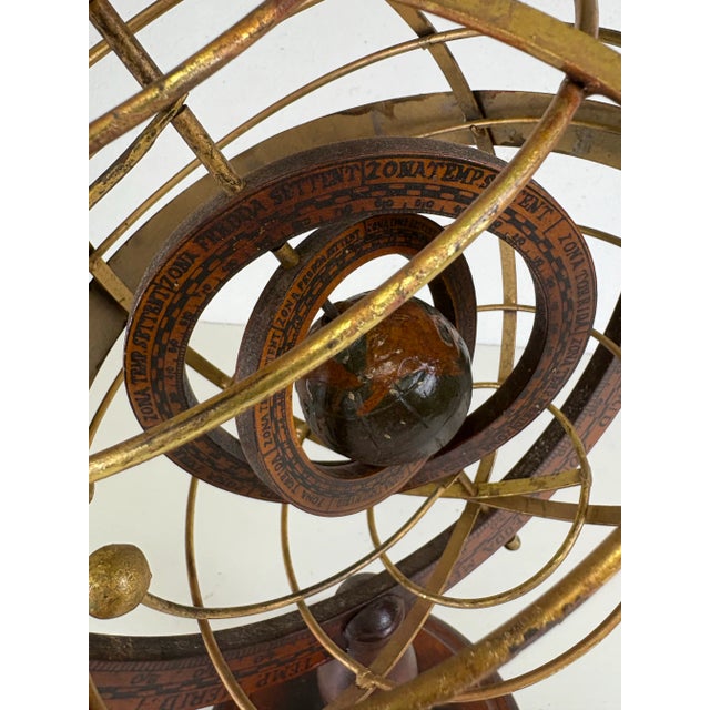 Italian Vintage Armillary Globe or Sphere For Sale - Image 3 of 9