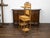 English 1900s Bamboo Freestanding Shelf with Rattan Accents and Single Drawer For Sale In Atlanta - Image 6 of 9