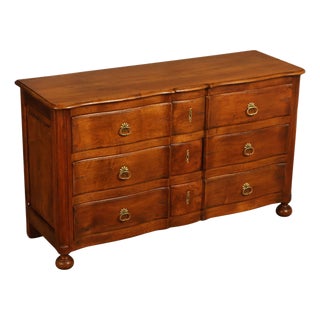Don Ruseau Custom Continental Style Walnut Chest Of Drawers For Sale
