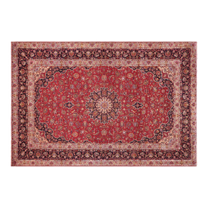 1970s Hand-Knotted Wool Area Rug 9.7x13.7