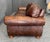 Thomasville Traditional Brown Leather Sofa For Sale - Image 11 of 18