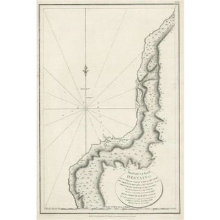 Antique Map of the Bay of Destaing, 1798 For Sale