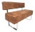Midcentury Upholstered Bench With Storage Compartment For Sale