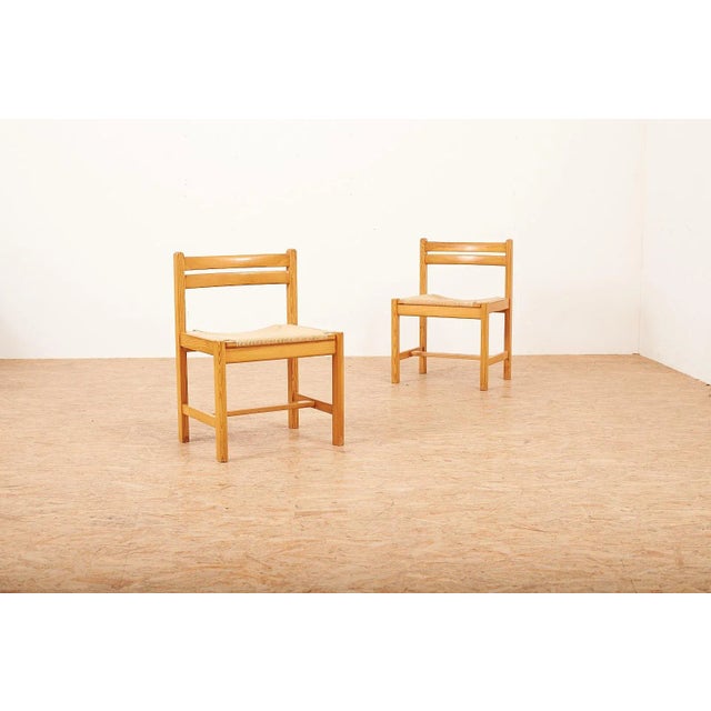 Chair set "Asserbo" Des. Borge Mogensen for AB Karl Andersson & Söner, 1961. solid spruce frame and back, seat with cord...