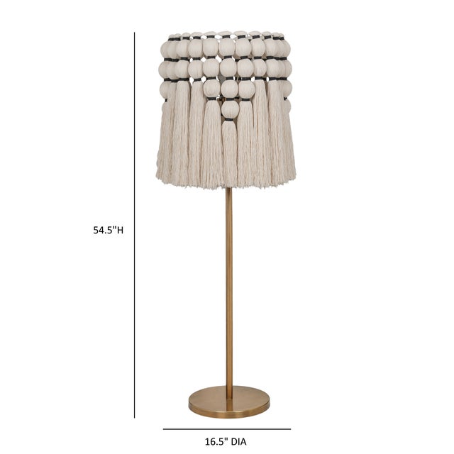 Tutu Natural Floor Lamp For Sale In Los Angeles - Image 6 of 7
