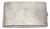 Rectangular Cigarette Case in Matte Silver For Sale