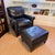 Animal Skin Hancock & Moore Leather Black Leather Chair For Sale - Image 7 of 7