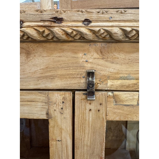 Vintage Salvaged Wood Cabinet For Sale - Image 10 of 11