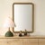 This Sleek Rectangular Mirror Features A Contemporary Design With A Softly Rounded Stainless-steel Frame, All Finished In...