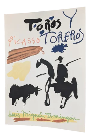 Pablo Picasso, Bulls and Bullfighters, Offset Print on Arches Vellum Paper