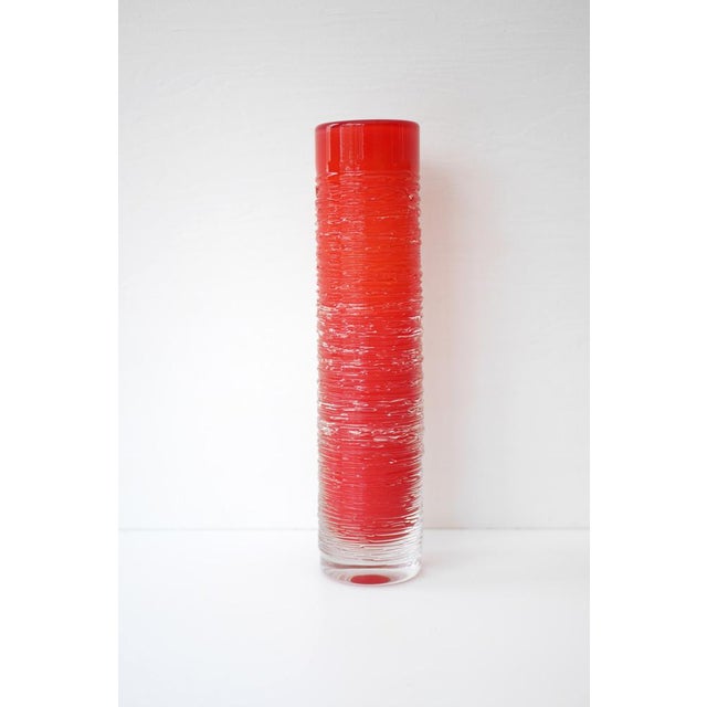 Glass Vase by Edenfalk, Skruf, Sweden For Sale - Image 11 of 13