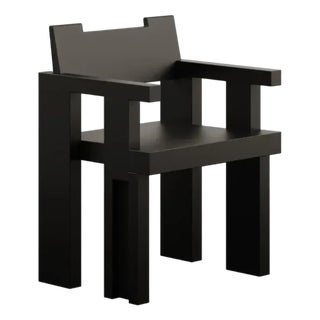 Kallang Wood Dining Chair in Black by Marnois For Sale