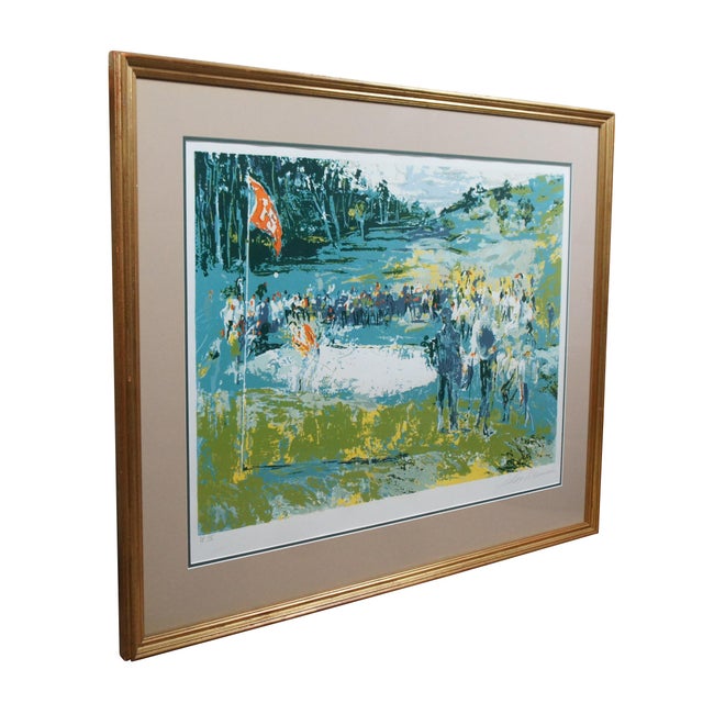 Late 20th century artist's proof serigraph print by LeRoy Neiman, titled Tournament Golf, depicting the participants and...