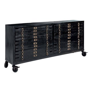 Regina Andrew Printmakers 12 Drawers Console For Sale
