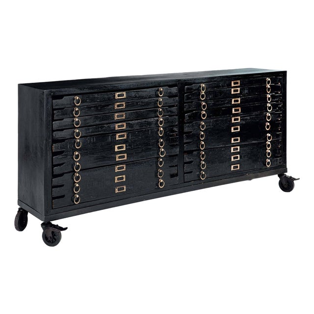 Regina Andrew Printmakers 12 Drawers Console For Sale