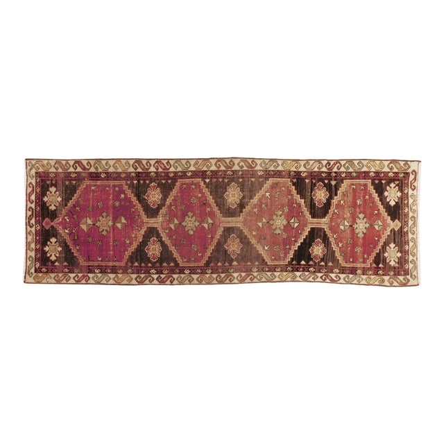 1940s Hand Made Persian Rummer. 3'x 9'6" For Sale