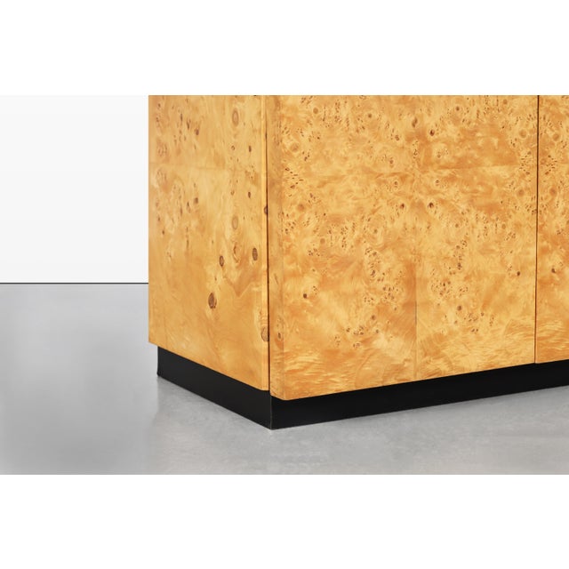 Vintage Burl Wood Credenza by Arthur Umanoff for Dillingham For Sale In Los Angeles - Image 6 of 13