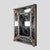 A Vintage Murano glass mirror with gold inclusion glass decoration, etching decor on border mirror glass, twited glass...