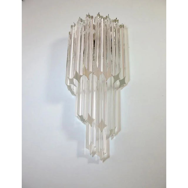 Vintage Murano Wall Sconces, 1990, Set of 2 For Sale - Image 4 of 13