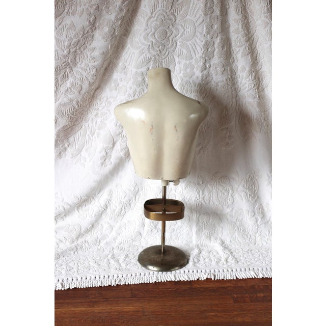 Midcentury White Mannequin Female Bust For Sale - Image 4 of 10