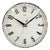 Vintage White Electric Wall Clock from Metamec, 1970s For Sale