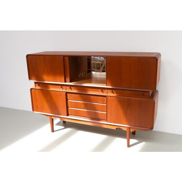 Mid-Century Danish Teak Double Decker Sideboard, 1960s For Sale - Image 10 of 18