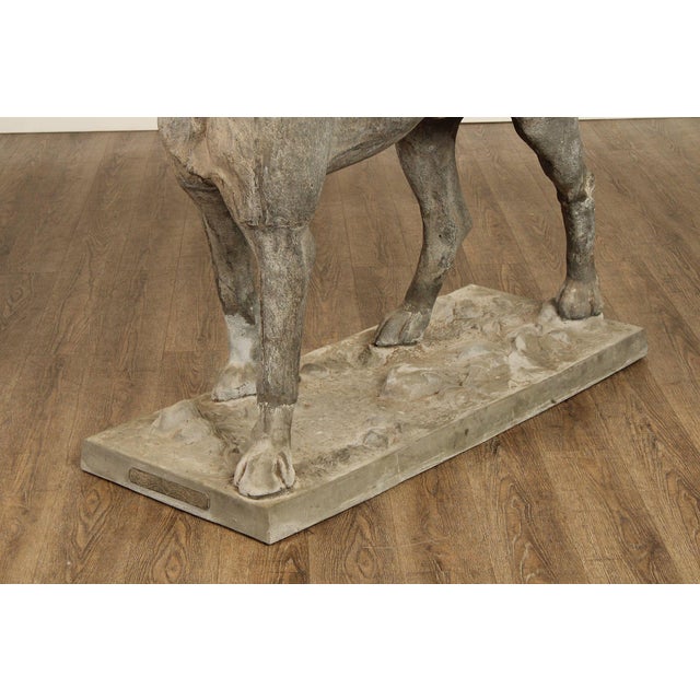 Late 19th Century Antique 19th Century J.W. Fiske Zinc Morley's Dog Statue For Sale - Image 5 of 12