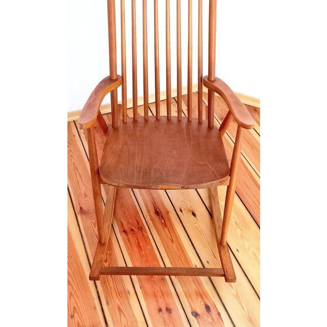 Vintage Rocking Chair from Drevopodnik Holesov, Czechoslovakia, 1960s For Sale - Image 10 of 14