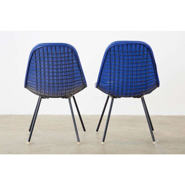 Vintage Eames for Miller Mkx Wire Mesh Chairs For Sale - Image 12 of 13