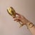 Vintage Regency Brass Wine Goblets - Set of 6 For Sale - Image 4 of 7