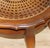Wood Chippendale Round Side Table with Shelf Wicker and Glass by Ilse Möbel, 1960s For Sale - Image 7 of 15