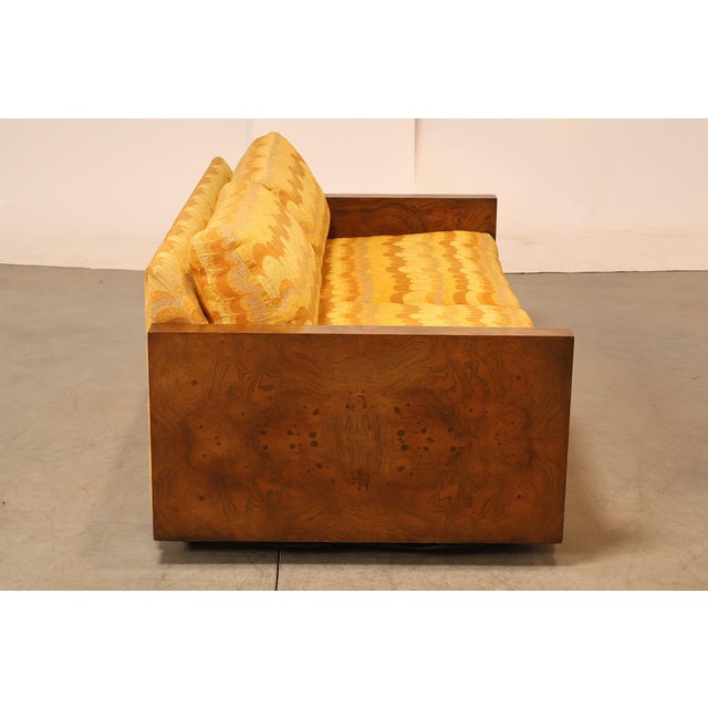 Milo Baughman For Thayer Coggin Mid Century Modern Two Seat Sofa Loveseat For Sale - Image 16 of 18