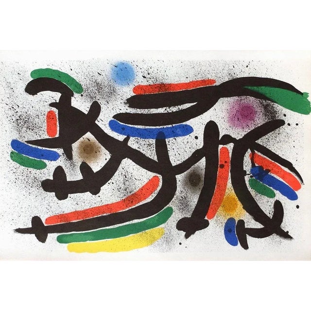 Joan MIRO MIRO LITHOGRAPHE I-12 1972 lithograph on light wove paper unsigned and not numbered printed by : Mourlot...